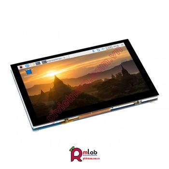Màn hình 5inch dành cho Raspberry Pi, 800x480, DSI, Cảm ứng điện dung Waveshare