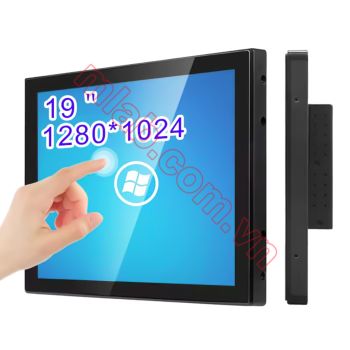 Màn hình công nghiệp 19inch, 1280x1024, Waterproof, Capacitive Touch Screen Monitor with HDMI/VGA/USB