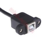 Cable USB Type B Male sang Type B Female có gá bắt vít