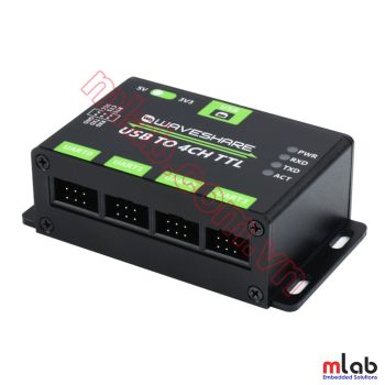 Industrial USB TO 4CH TTL Converter, USB To UART, Multi Protection & Systems Support