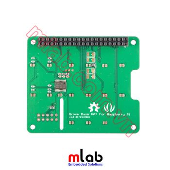Grove Base Hat for Raspberry Pi - 24-Pin GPIO maintain, Grove interface for 3× I2C, 1× UART, 6× Digital, 4× Analog, SWD Debug interface, 1x PWM Port