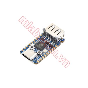 Waveshare RP2350A USB Mini Development Board, Based On Raspberry Pi RP2350A Dual-core & Dual-architecture Microcontroller, 150MHz Operating Frequency