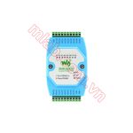 Industrial-grade Isolated 8-ch RS485 Hub, Rail-mount Support, Wide Baud rate Range