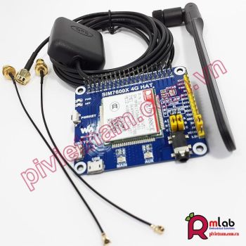 Module SIM 7600CE 4G / 3G / 2G / GSM / GPRS / GNSS HAT dành cho Raspberry Pi, LTE CAT4