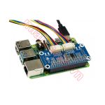 Serial Expansion HAT for Raspberry Pi, I2C Interface, 2-ch UART, 8 GPIOs