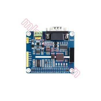Isolated RS485 RS232 Expansion HAT for Raspberry Pi, SPI Control