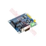 Isolated RS485 RS232 Expansion HAT for Raspberry Pi, SPI Control