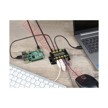 Industrial Grade USB HUB, Extending 4x USB 2.0 Ports, Switchable Dual Hosts
