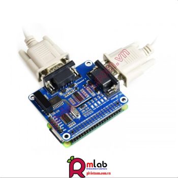 2-CH Isolated RS232 HAT dùng cho Raspberry Pi
