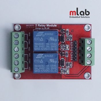 Module Relay 12VDC x 2