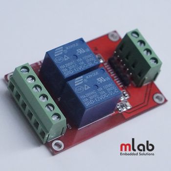 Module Relay 12VDC x 2