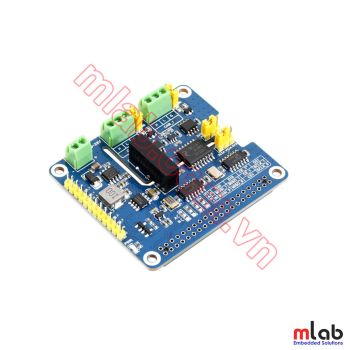 2-Channel Isolated CAN FD Expansion HAT for Raspberry Pi, Multi Protections