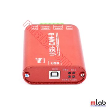 USB to CAN Adapter, Dual-Channel CAN Analyzer, Industrial Isolation