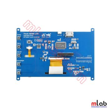 7inch Resistive Touch Screen LCD, 1024×600, HDMI, IPS, Various Systems Support