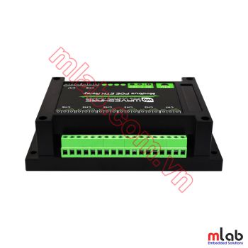 8-ch Ethernet Relay Module, Modbus RTU/Modbus TCP Protocol, PoE port Communication, With Various Isolation And Protection Circuits