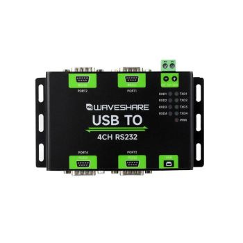 Industrial Isolated USB To 4-Ch RS232 Converter, USB To Serial Adapter, Original FT4232HL Chip, Mac / Linux / Android / Windows Multi-OS Compatible