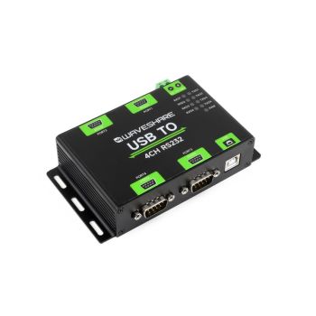 Industrial Isolated USB To 4-Ch RS232 Converter, USB To Serial Adapter, Original FT4232HL Chip, Mac / Linux / Android / Windows Multi-OS Compatible