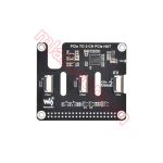 PCIe TO 2-CH PCIe HAT For Raspberry Pi 5