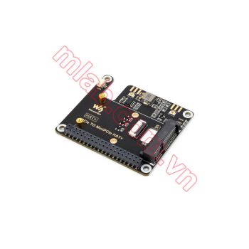PCIe TO MiniPCIe Adapter For Raspberry Pi 5, Compatible With MiniPCIe Wireless NIC, Supports USB Bluetooth Connection, Driver-Free, Plug And Play, High-Speed Networking