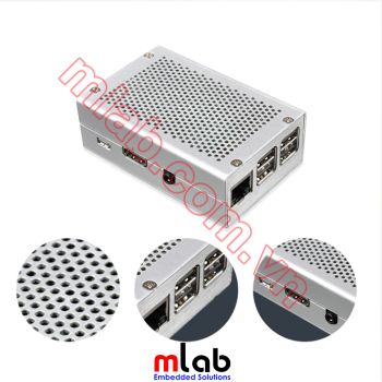 Vỏ hộp nhôm dành cho Raspberry Pi 3B/3B+ (SP21)
