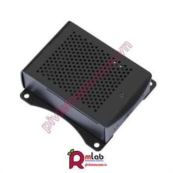 Vỏ hộp Nhôm có Quạt kèm Gá bắt vít dành cho Raspberry Pi 4 Model B (SP38)