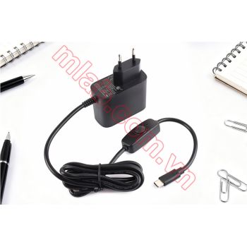 Nguồn 27W USB Type-C có công tắc nguồn dành cho Raspberry Pi 5