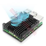 Vỏ hộp kim loại có quạt tản nhiệt đôi SP54 dành cho Raspberry Pi 5