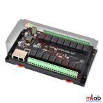 16-Ch Ethernet Relay Module, Modbus RTU / Modbus TCP Protocol, Ethernet Port Communication, Supports PoE Power Supply, With Various Isolation And Protection Circuits