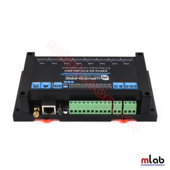 Bộ IO Công nghiệp 8-ch ESP32-S3 WiFi, RS485, 8 DI + 8 DO Relay, Ethernet Port, Modbus Support