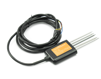 Cảm biến 4-in-1 đo Độ ẩm, Nhiệt độ, độ pH và độ dẫn điện EC của đất dùng trong Smart Agriculture, MODBUS-RTU RS485, IP68, 5-30V