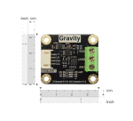 Gravity: 0-10V 15-Bit Dual-Channel High-Precision ADC Module for Arduino / Raspberry Pi / ESP32