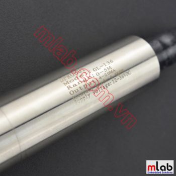 Gravity: Industrial Stainless Steel Submersible Pressure Level Sensor, 0-5m