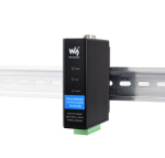 Rail-Mount Serial Server, RS232/485/422 to RJ45 Ethernet Module, TCP/IP to serial, POE Function Optional