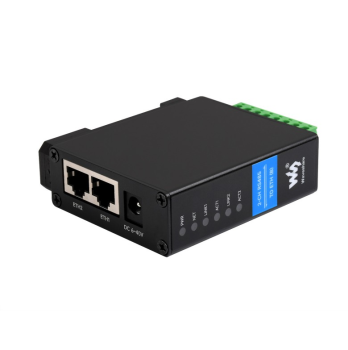 2-Ch RS485 to RJ45 Ethernet Serial Server, Dual channels RS485 independent operation, Dual Ethernet Ports