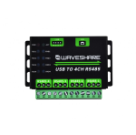 Industrial USB TO 4Ch RS485 Converter, Multi Protection Circuits, Multi Systems Support, Aluminium Alloy Case