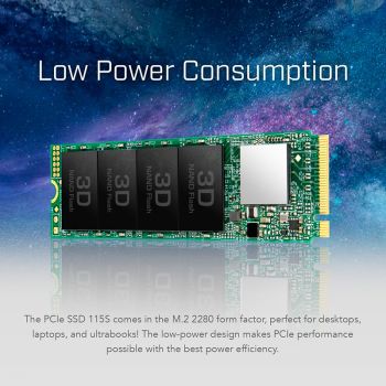 Ổ cứng SSD Transcend 115S PCIe Gen3 x4 NVMe M.2