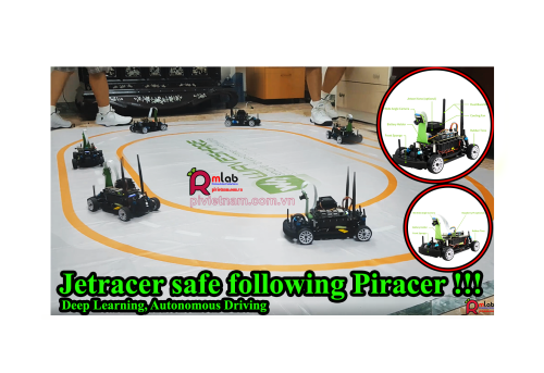 JetRacer Safe Following PiRacer !!! High Speed AI Racing Robot | DonkeyCar