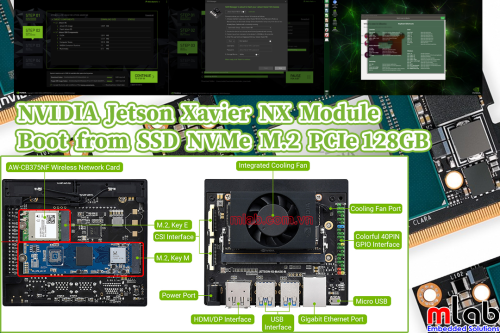 NVIDIA Jetson Xavier NX - Boot from SSD M2 128GB KING MAX